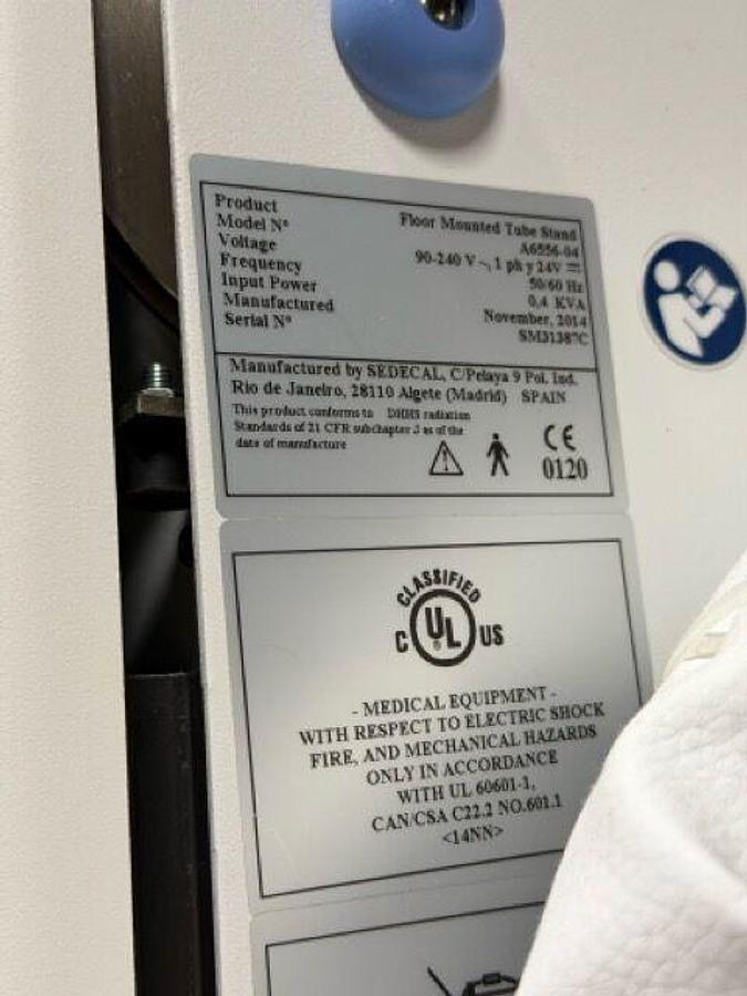 Used For Sale SEDECAL 2014 RadPro  Optima Millennium 50kW Digital DR X-Ray Room, Canon CXDI-70C Wireless Detector, Toshiba Rad Room