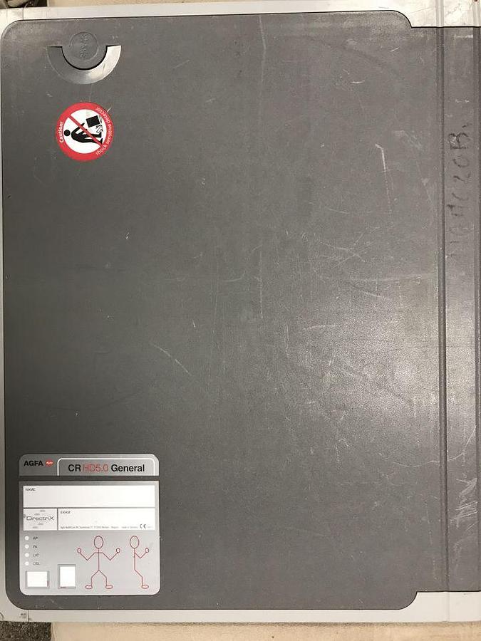 Used For Sale AGFA AGFA  43X35 CR CASSETTE  CR Cassettes Parts P/N HD5.0
