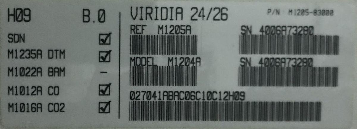 Used For Sale HEWLETT PACKARD Viridia Hewlett-Packard Patient Monitor Monitor Parts P/N M1204A