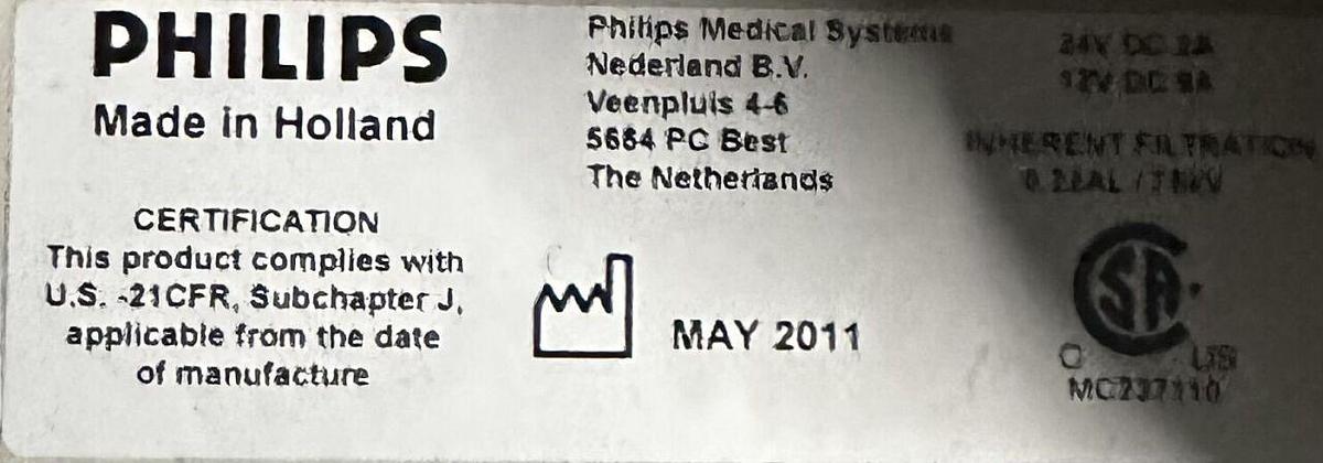 Used For Sale PHILIPS Digital Diagnost, Bucky Diagnost Rad  Xray Tube  X-Ray Tube Parts P/N 989000086102