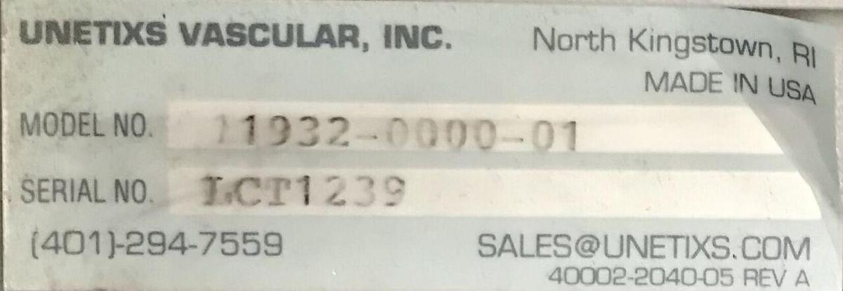 Used For Sale UNETIXS VASCULAR MULTILAB SERIES II LHS Modular Vascular Lab