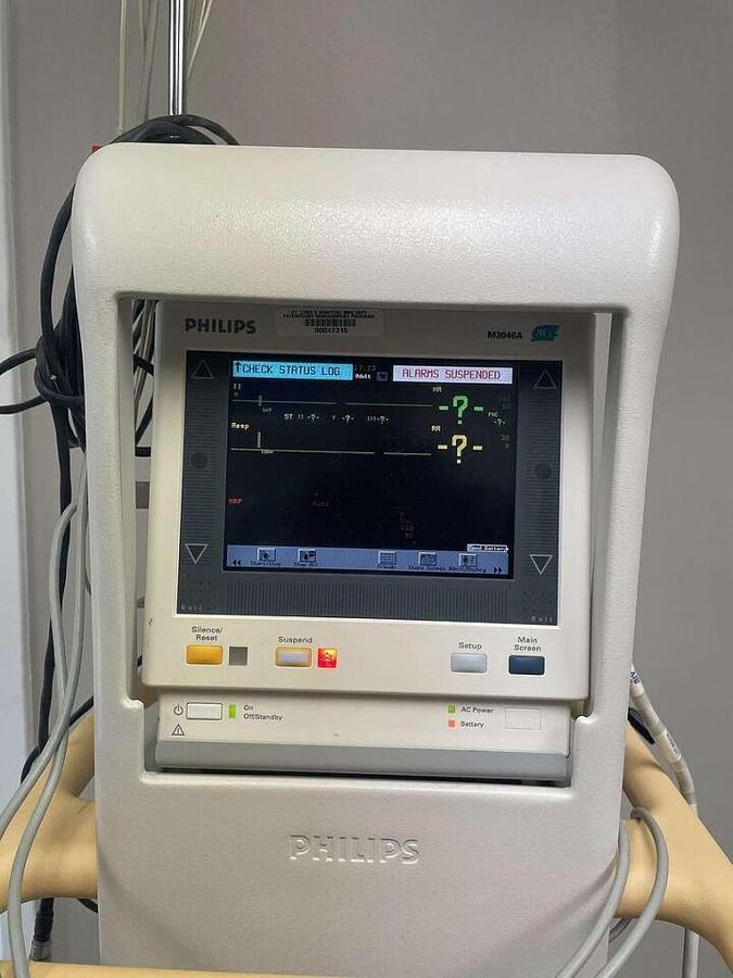 Used For Sale PHILIPS Philips M3046A M3 Patient Monitor with Stand  Philips Patient Monitor with stand Bedside Monitor Parts P/N M3046A M3