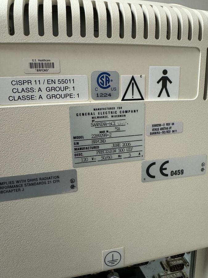 Used For Sale GE Precision 500D Sanmina SCI/ Console display Rad/Fluoro Room Parts P/N 2289299-2