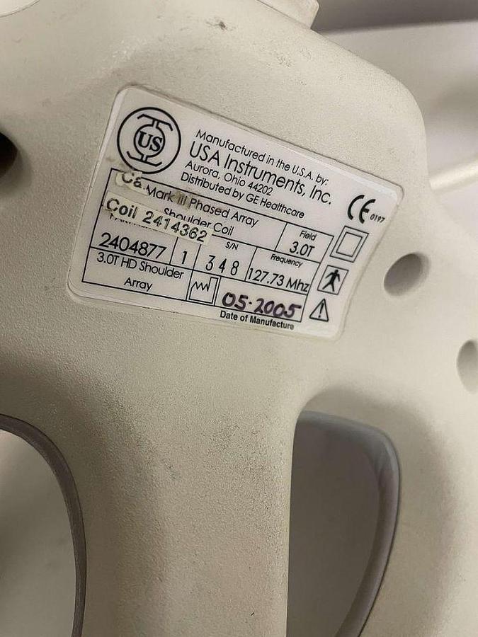 Used For Sale GE MRI Mark III Phased Array 3.0T Shoulder Coil, PN 2404877 MRI Coil