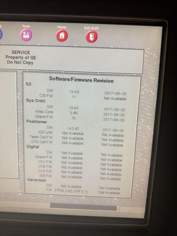 Used For Sale GE Precision 500D Sanmina SCI/ Console display Rad/Fluoro Room Parts P/N 2289299-2