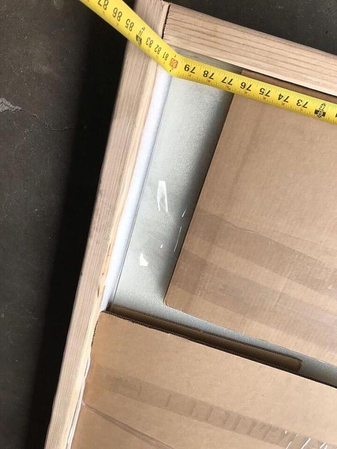 Used For Sale Lead Glass , 80x50  Lead Glass , 80x50, Good Condition Lead / Acrylic Glass Parts P/N 1