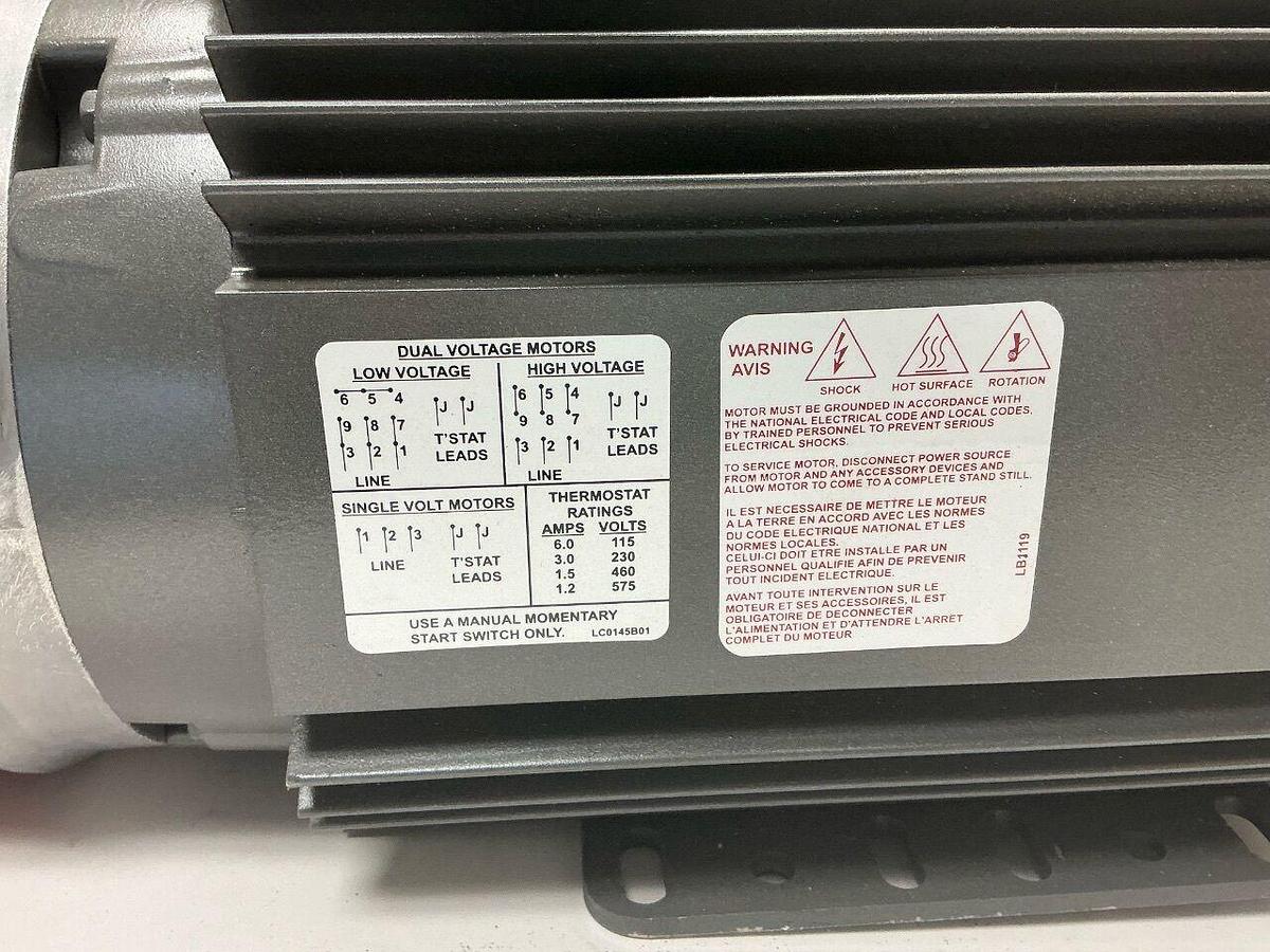 Used For Sale BALDOR Baldor reliance inverter drive motor 4535-674-87011 w/ 10560300047 Stearns Brake  Good condition CT Scanner Parts P/N 4535-674-87011