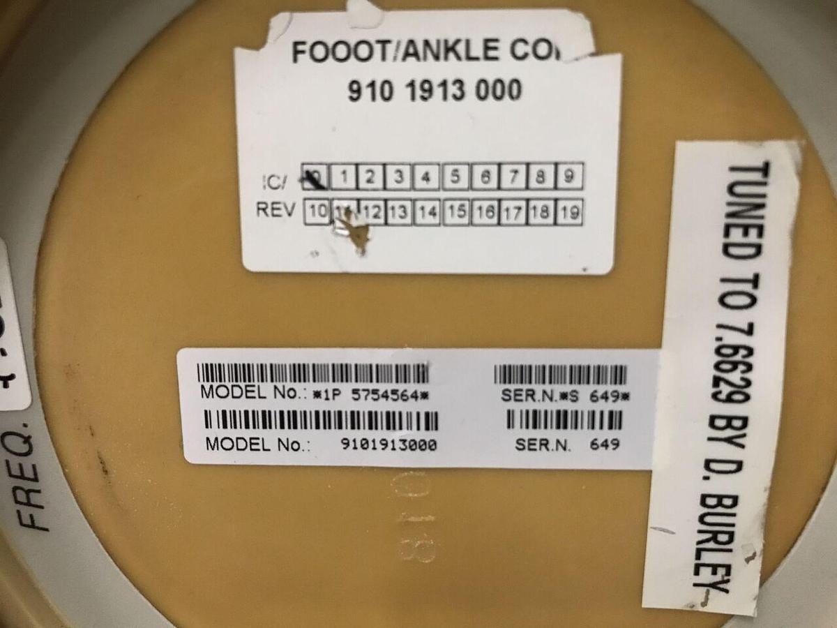 Used For Sale ESAOTE 5754564 Foot/Ankle Coil for Extremity MRI MRI Coil
