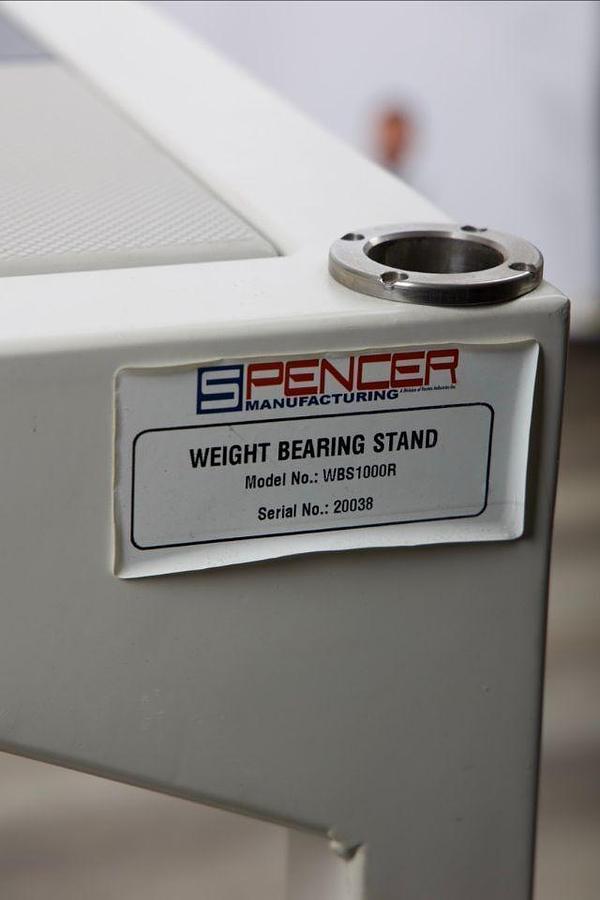 Used For Sale SPENCER Manufacturing WBS1000R Weight Bearing Stand DR X-Ray Radiology 500 lb Weight Bearing Stand  WBS1000R
