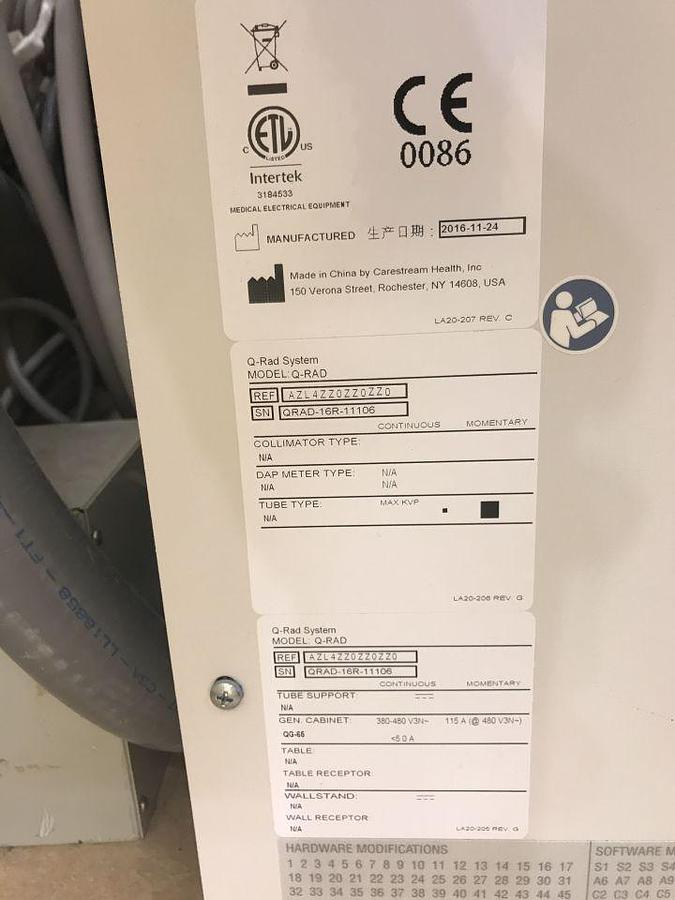 Used For Sale QUANTUM Q-Rad 16R Q-Rad X-Ray Generator Parts P/N AZL4ZZ0ZZ0ZZ0