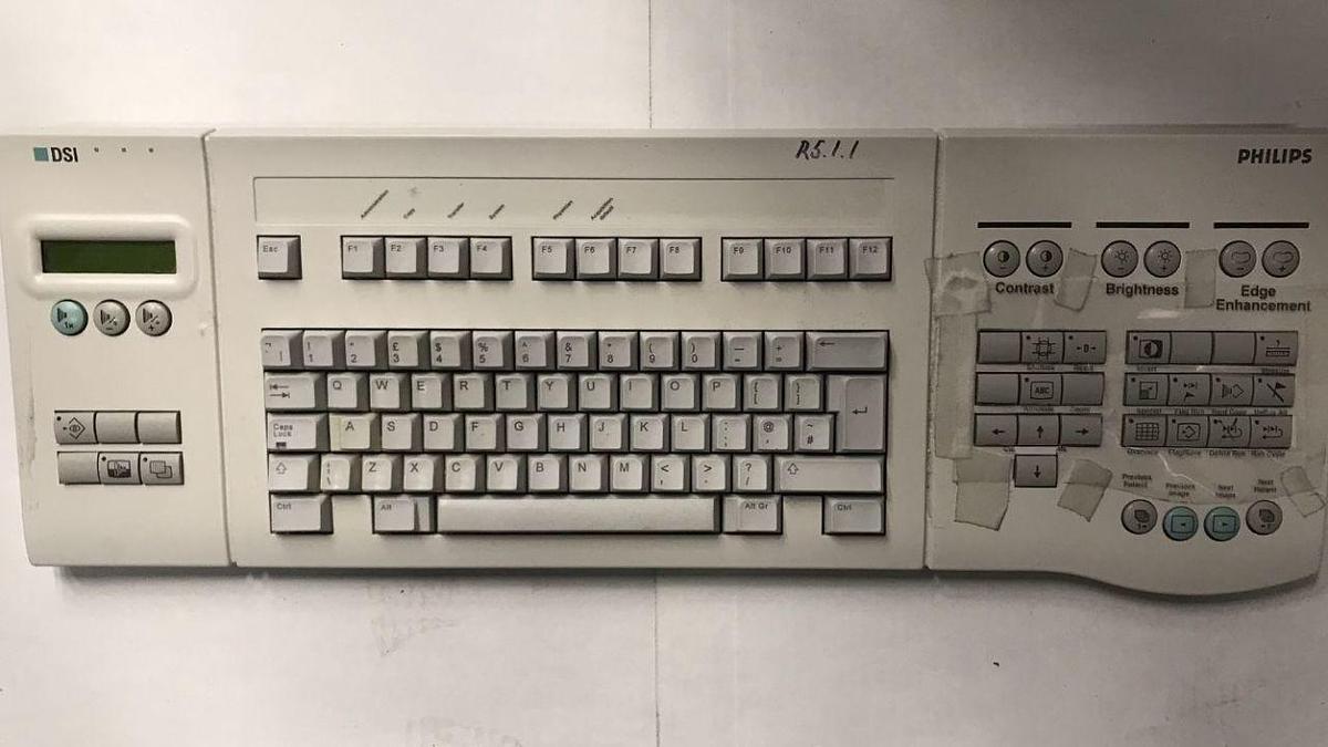 Used For Sale PHILIPS Philips Diagnost Eleva  DSI Keyboard  Rad/Fluoro Room Parts P/N 452230005658/452209020362