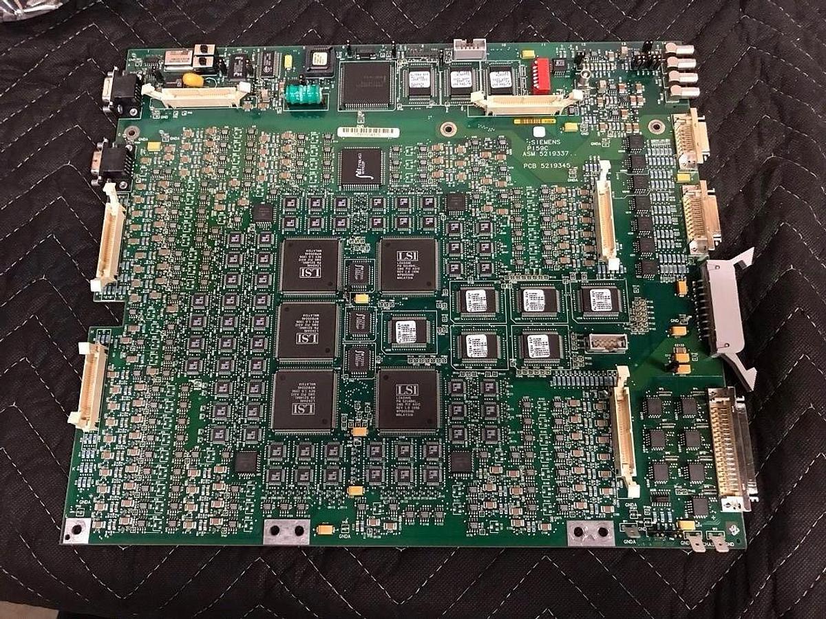 Used For Sale SIEMENS Siemens E-Cam PN 5219337, PI59C PCB board  Good condition Nuclear Gamma Camera Parts P/N 5219337, PI59C