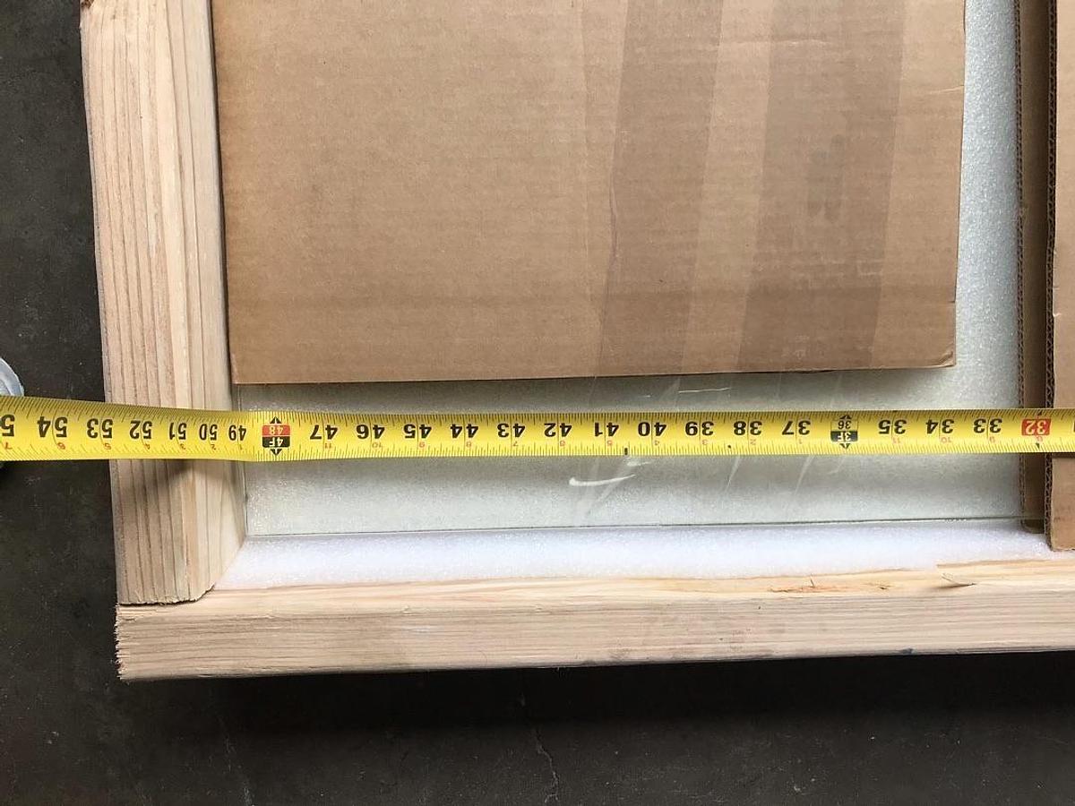 Used For Sale Lead Glass , 80x50  Lead Glass , 80x50, Good Condition Lead / Acrylic Glass Parts P/N 1