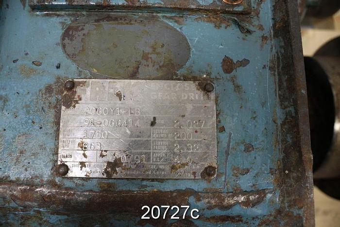 Used Falk 2060Y1-1-B Parallel Shaft Enclosed Gear Drive, 200 Hp, 1750 Rpm #20727