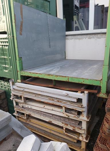 Gebraucht Umklappbare Langgutpalette, Sonderpalette, 165 x 120 x 110cm hoch, ,  gebraucht