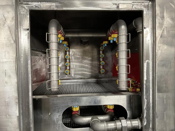 Used 3 stage 24" belt Wash/Rinse/Dry