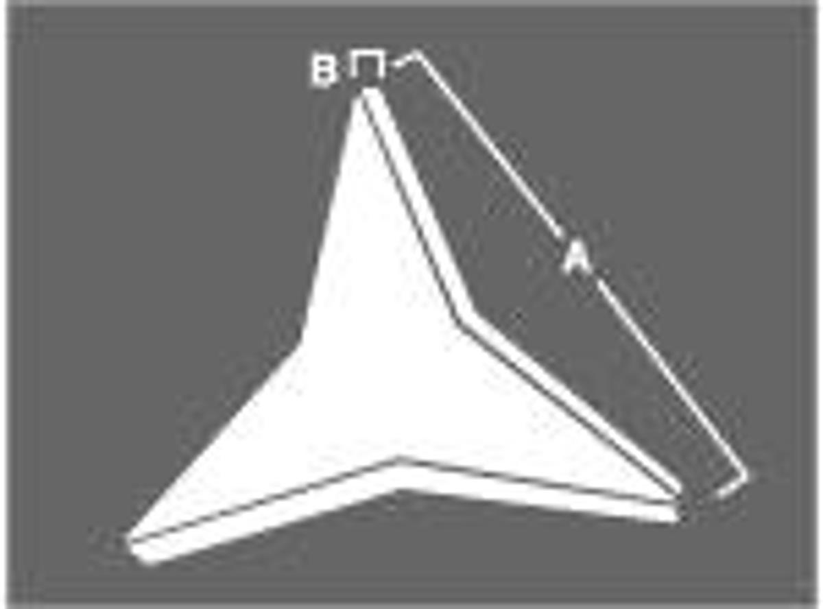 SF Angle Cut Tristar 1-1/8" x 3/8"