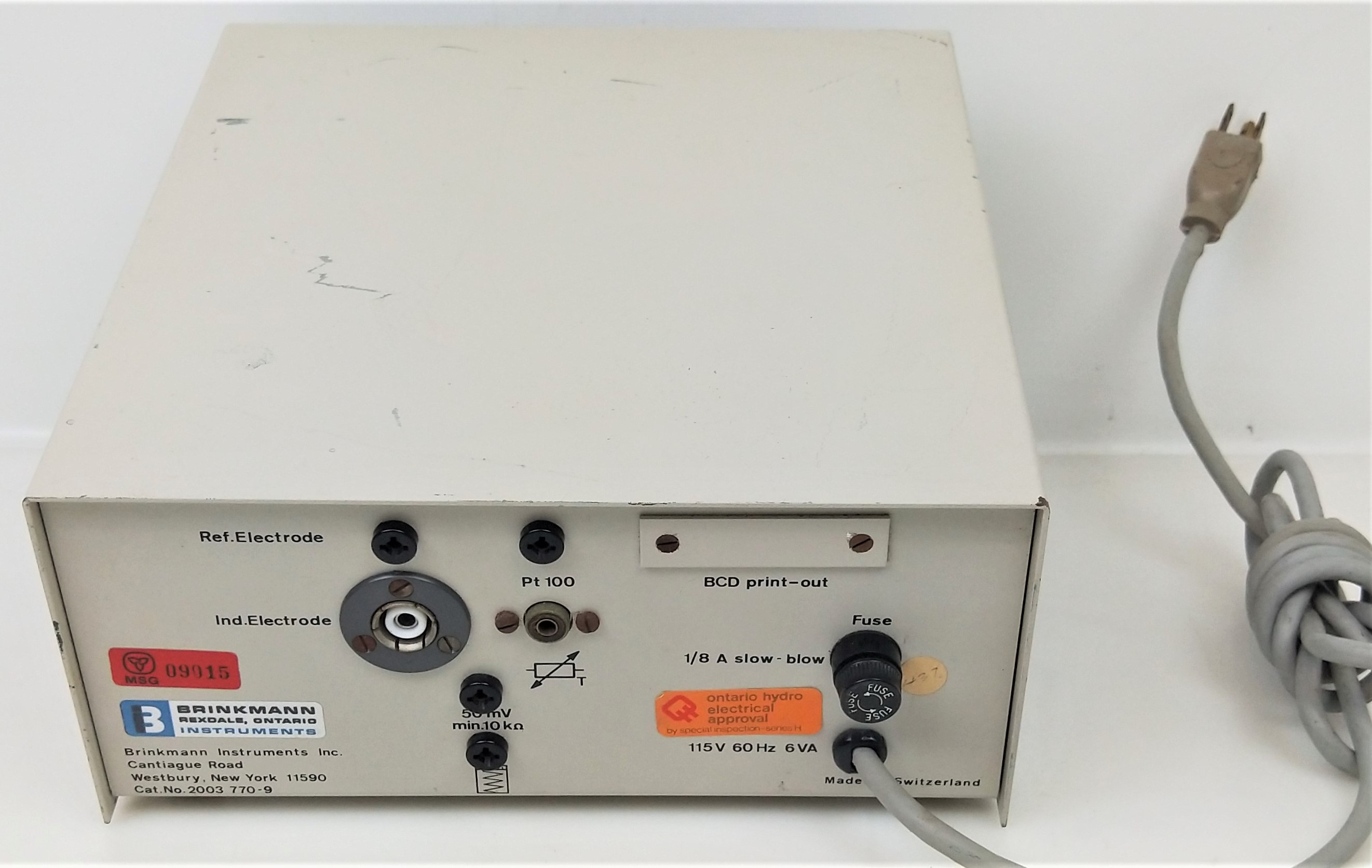 Used Metrohm / Brinkmann PH-103 pH/mV Meter for Titration
