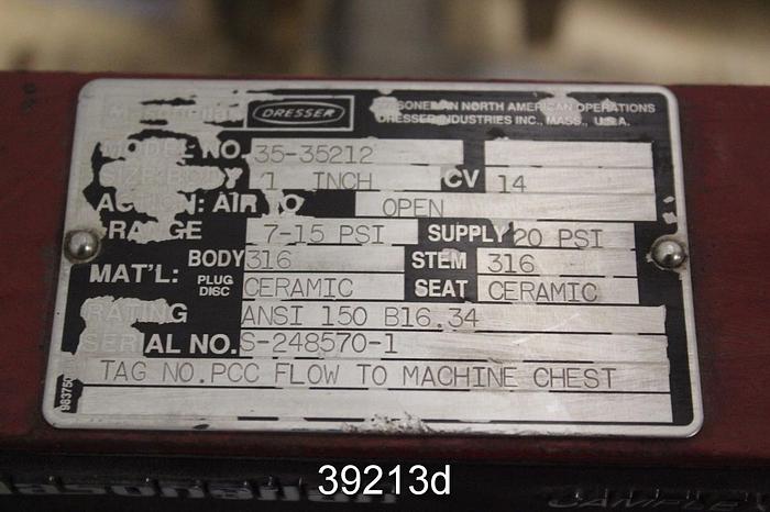 Used Masoneilan Model 35-35212 Valve Actuator with SVI Positioner #39213