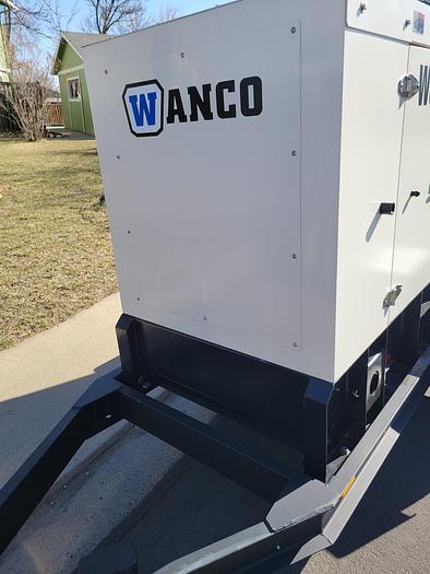 25kva Sound Enclosed Trailer Mounted Generator /New Warranty Tier 4 Final  New