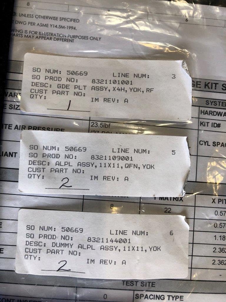 Used DELTA EDGE DE8000 TEST HANDLER KIT - Q-FPB - 140 MRQ 11x11x0.85-0001 QFN