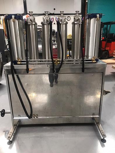 Used Masterfil 4 Head Liquid Filler