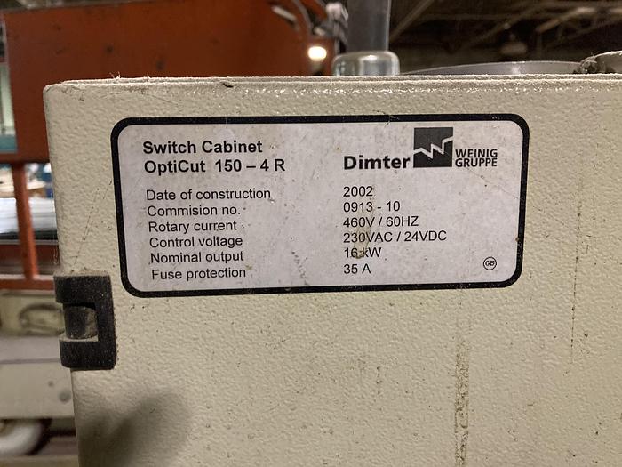 Used Weinig OptiCut 150-4R