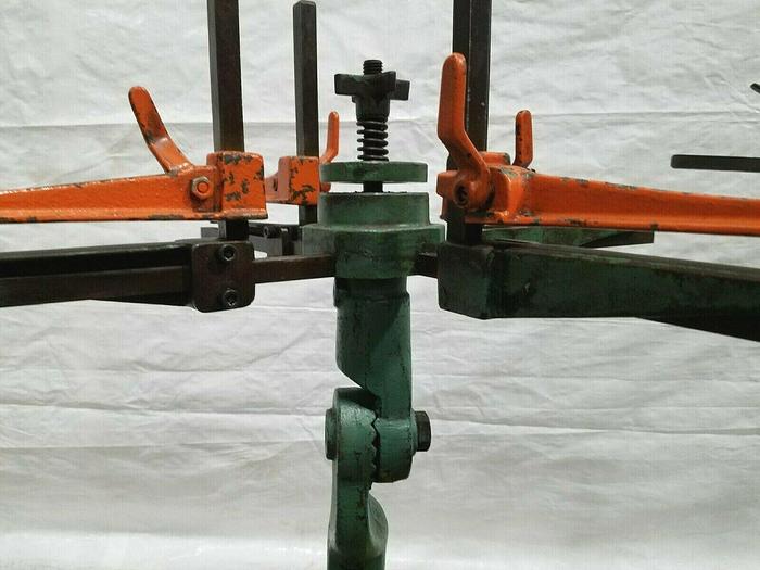 Used Durant 24" Stock Reel Payoff for feeding metal stock to power punch press