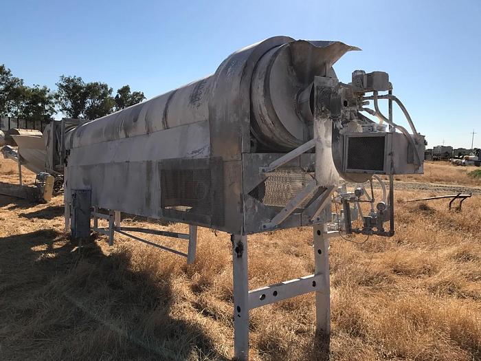 Used Dryer, Rotary, 30" X 17', S/st, Insul., Paddles, Gas #S741176