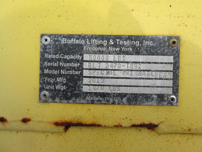 Used Buffalo Lifting & Testing Spreader Bars