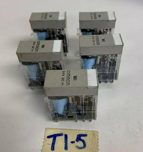 Omron G2r-2-S(S) Plug In Relay, 8 Pins (Lot Of 5) Fast Shipping!~Warr