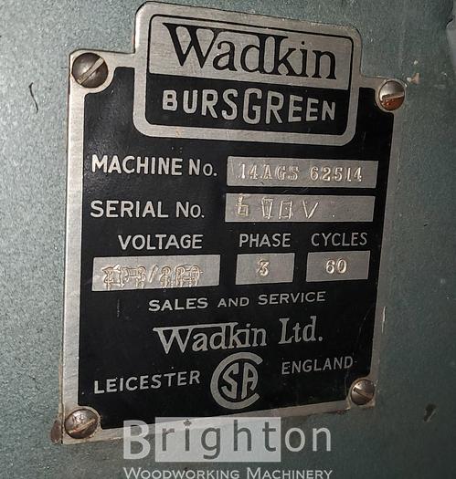 Used Wadkin 14AGS, Used Table Saw