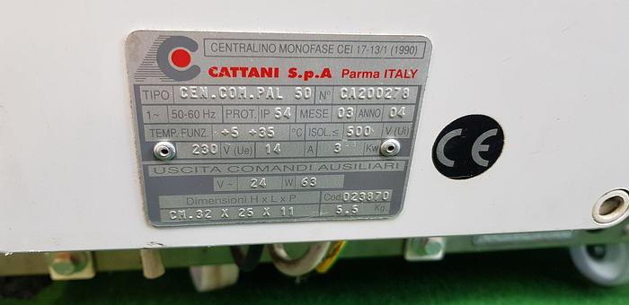 Used Cattani PAL 50 V.E Pumpe Absaugeinheit Wasseringpumpe