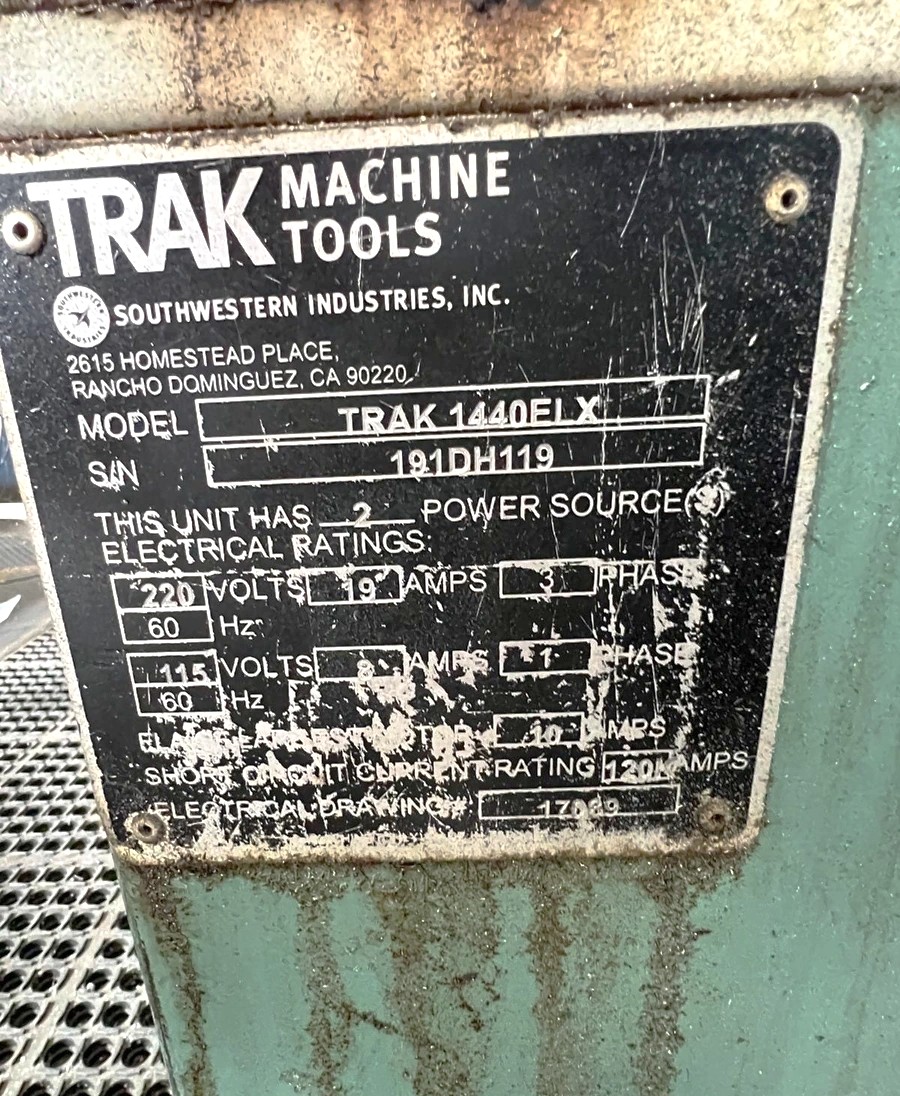 Used 2019 Southwestern Industries TRAK TRL-1440 ELX