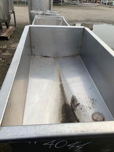 Used 120 Gallon Rectangular Stainless Steel Tank