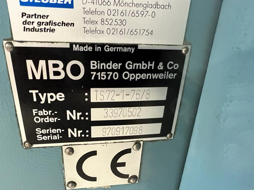 Used MBO TS 72-76-8