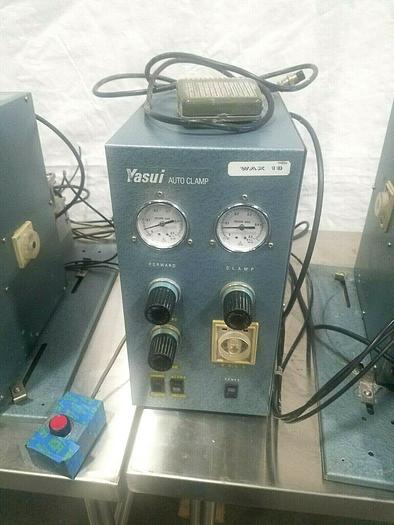 Used Yasui AC-2AU Auto Clamp Wax Injectors Lost Wax Mold Clamp Injection Casting