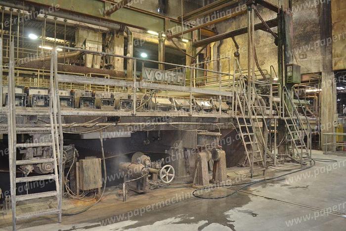 Used (PM4-80) - Paper Machine 2-layer for Testliner, Fluting Paper