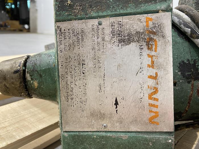 Used Lightnin XJ-30 Top Mount Agitator #44413