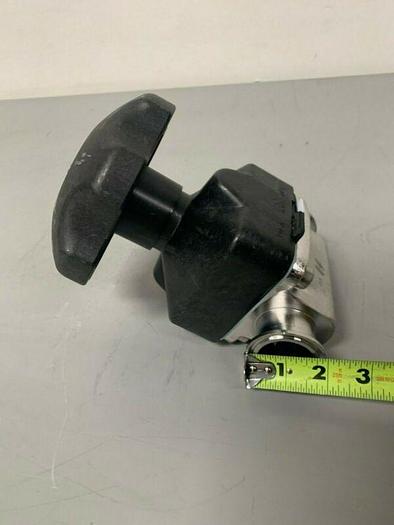 Used Alfa Laval Stainless Steel Diaphragm Valve w/ 2" Sanitary Fittings