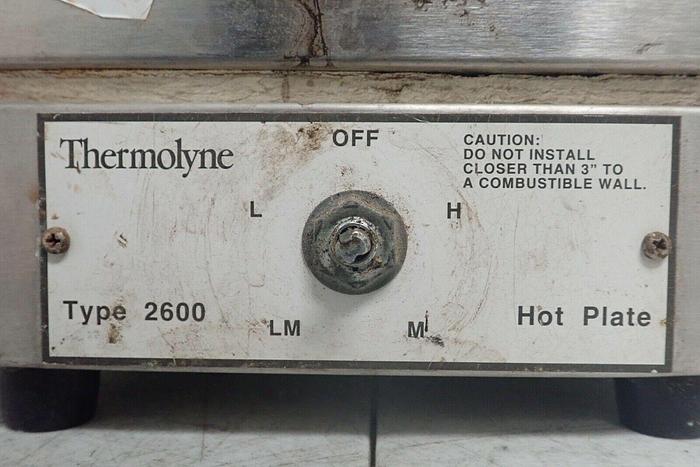 Used Thermolyne Model HP-2625R Type 2600 Hot Plate