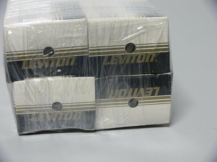 Used Lot of 4 Leviton # 5029 - 15 Amp, 250 Volt  Narrow Body Single Receptacle
