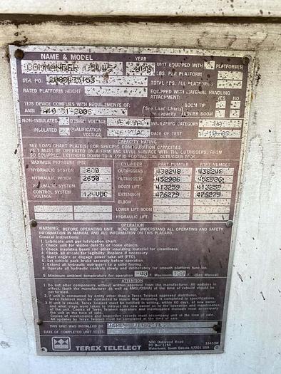 Used 2008 International 7600 Terex Commander 5045 Digger Derrick - M66848