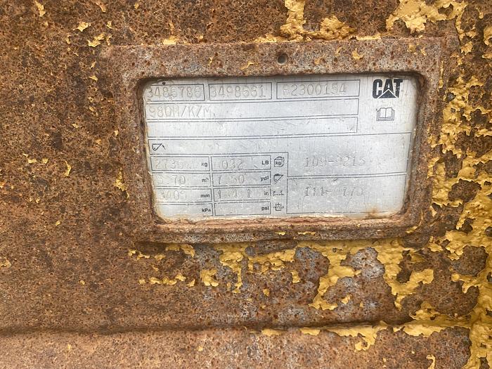 Used Carepillar 980 buckets