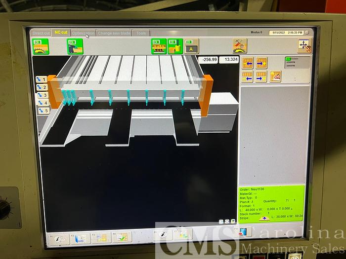 Used 2015 Holz-her Cut 6220 Panel Saw