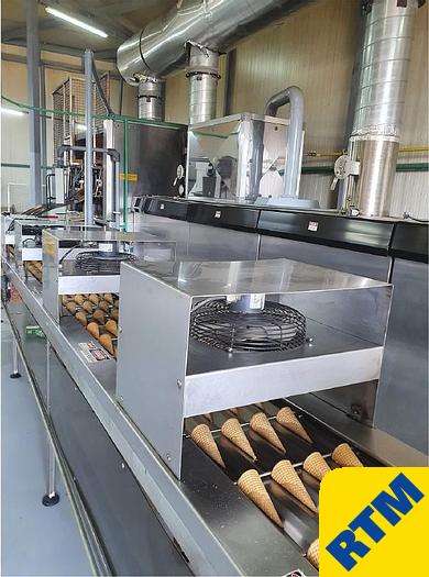 Used Rolled Wafer Cone Oven
