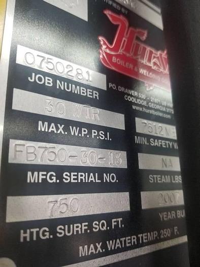 Used Wood Chip Hot Water Boiler System Hurst Boiler Co.