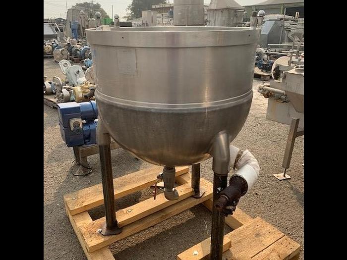 Used Groen 60 Gallon Stainless Steel Jacketed Steam Mix Kettle TH60
