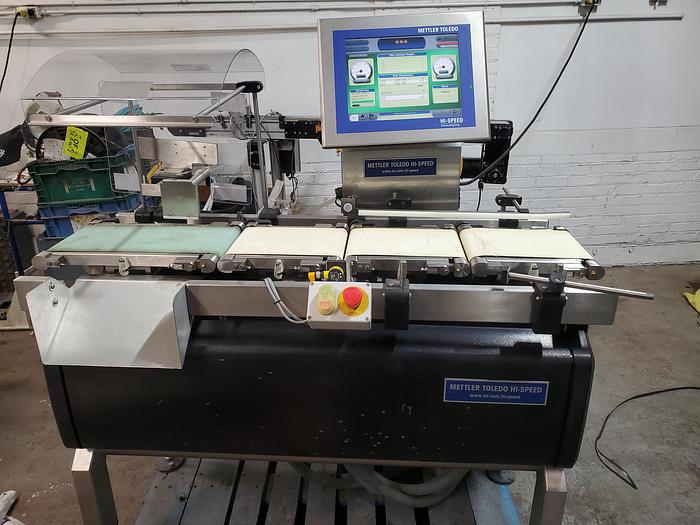 Used Mettler Toledo XS checkweigher 0-32oz