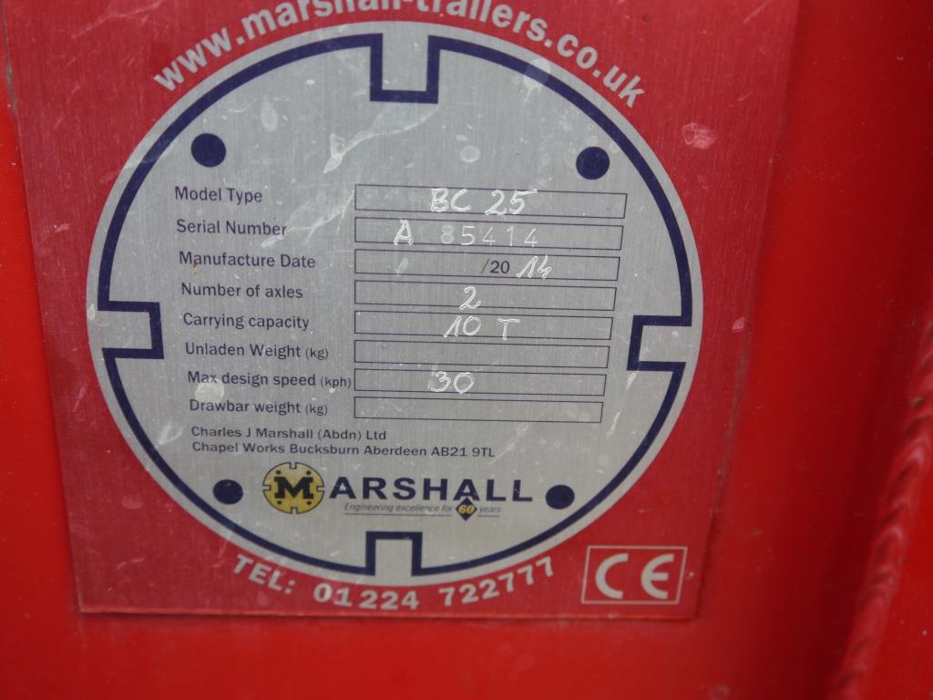 Used Marshall BC25 Trailer